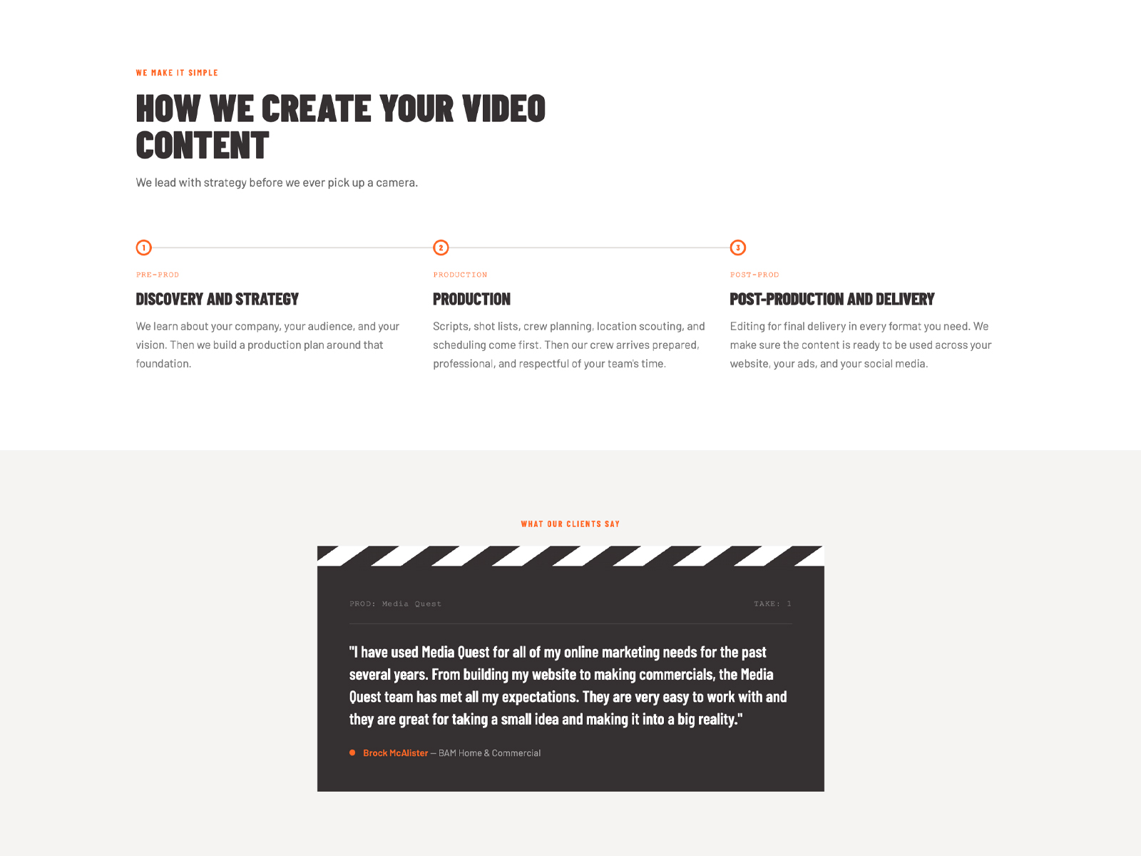 Service Page Custom themed Elements Showcasing the service