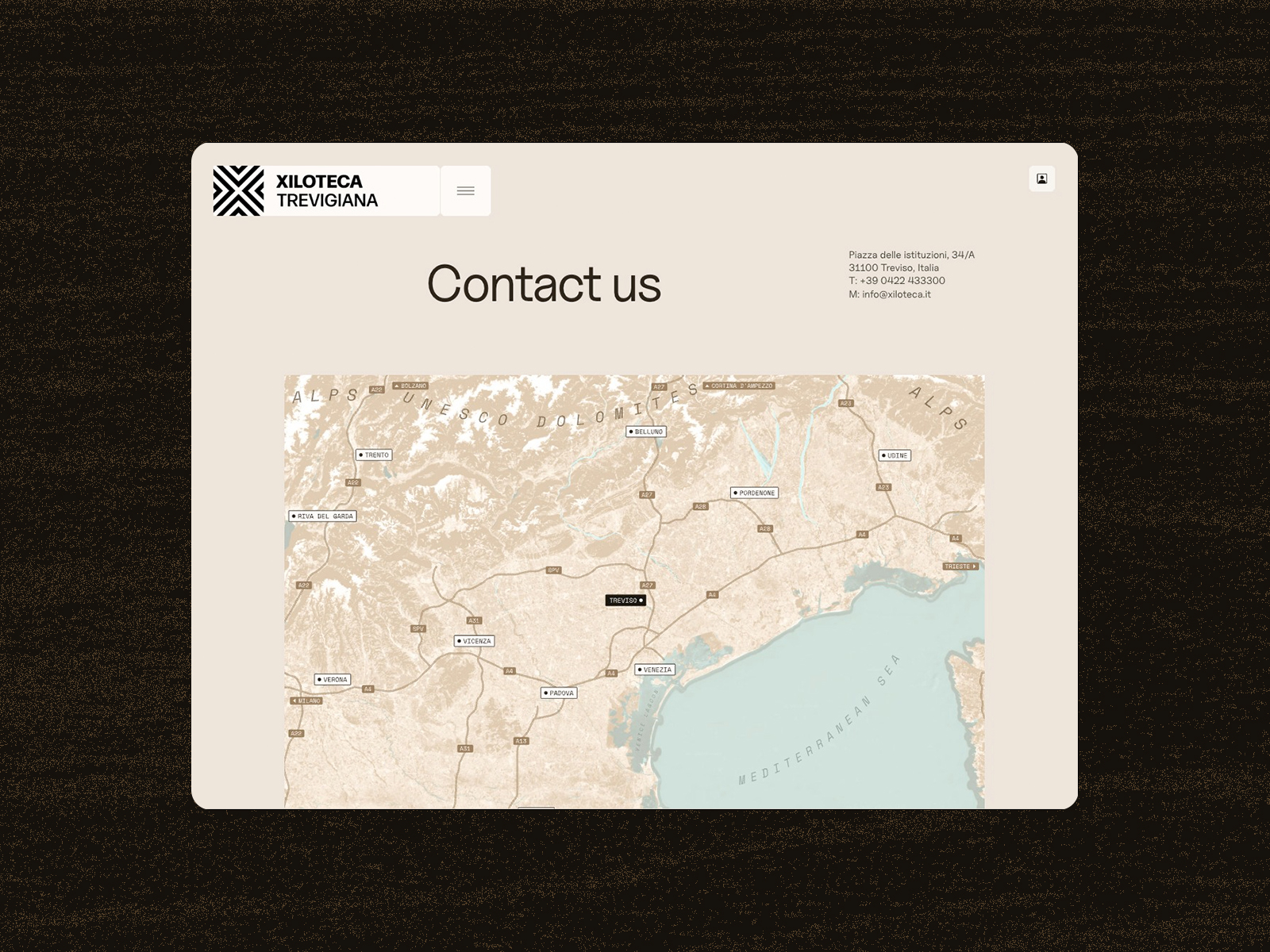 Contact page