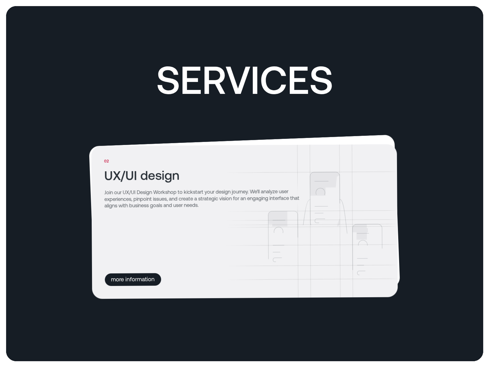 Drafted service cards