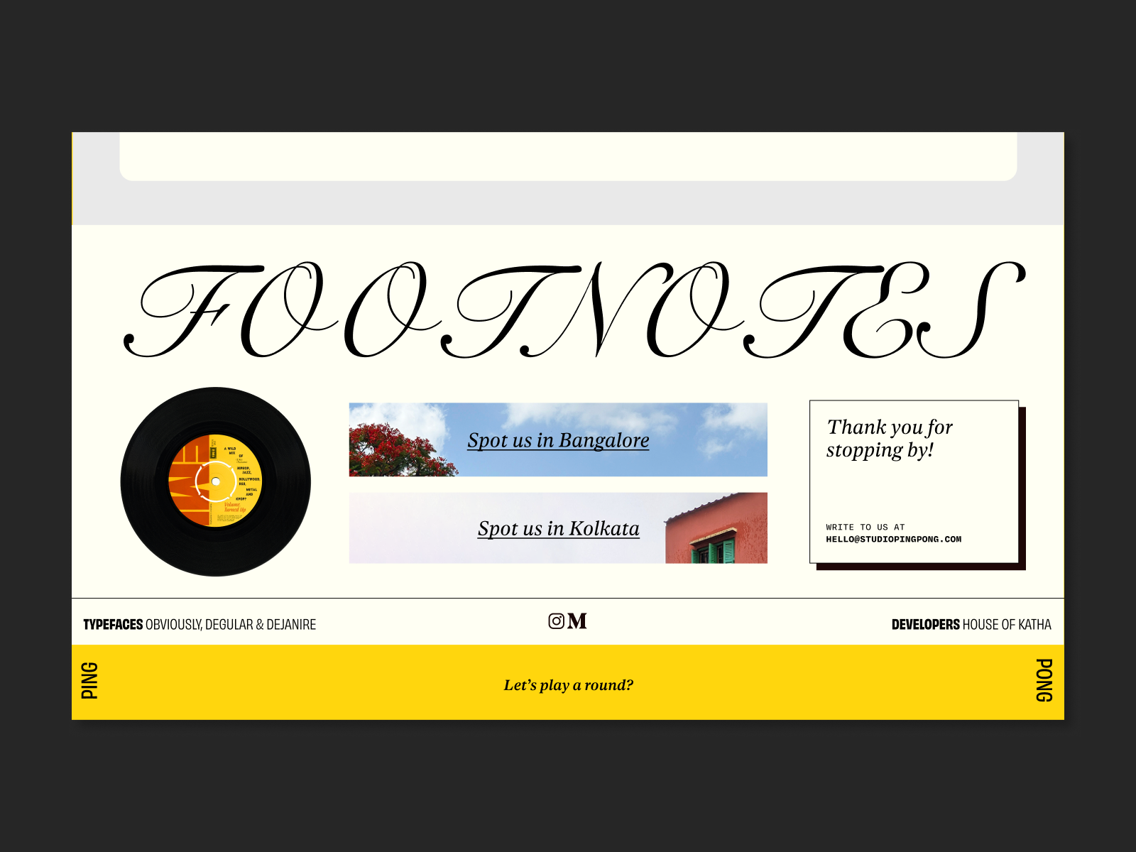 Footer