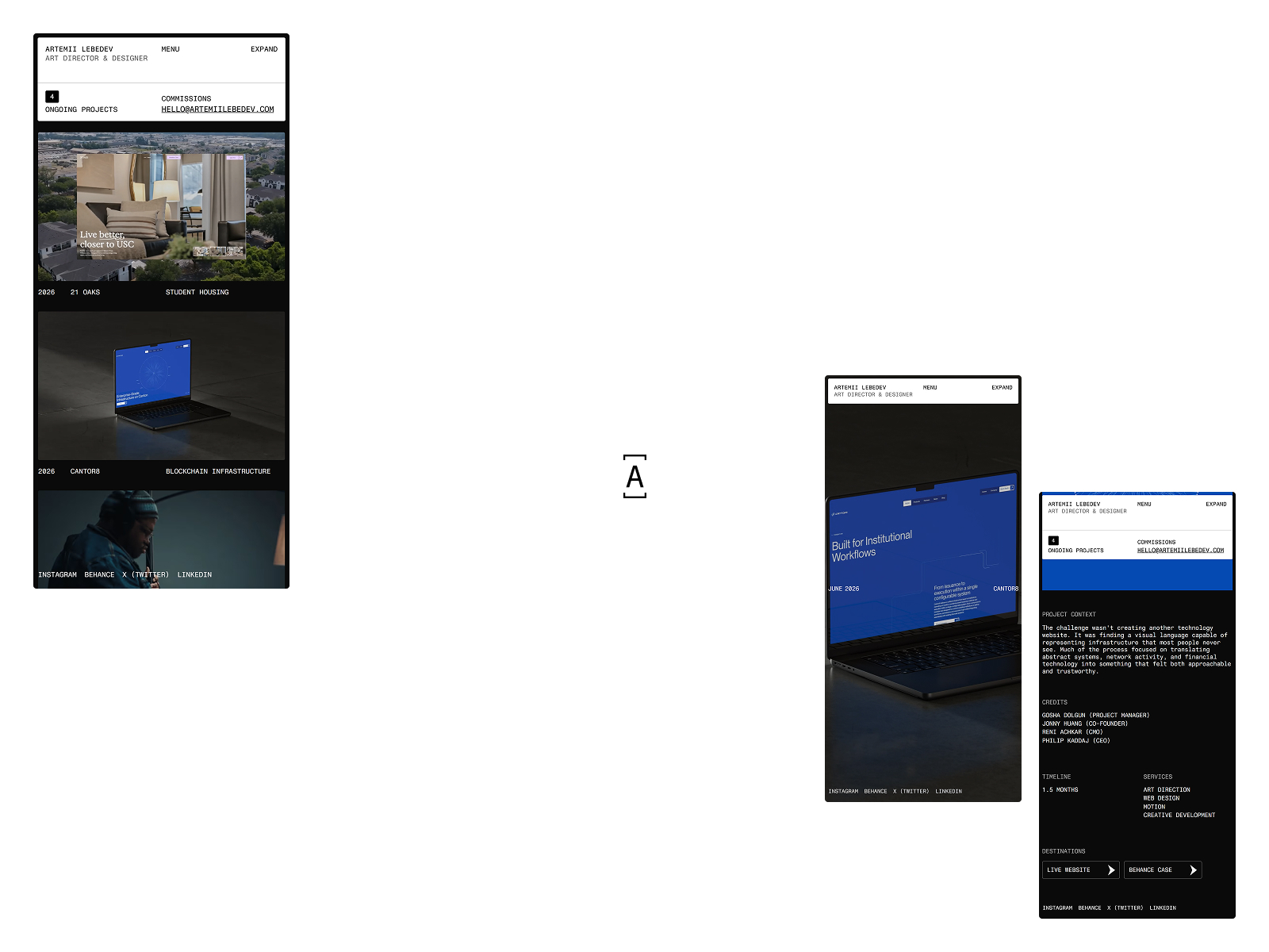 Interactive Work Gallery