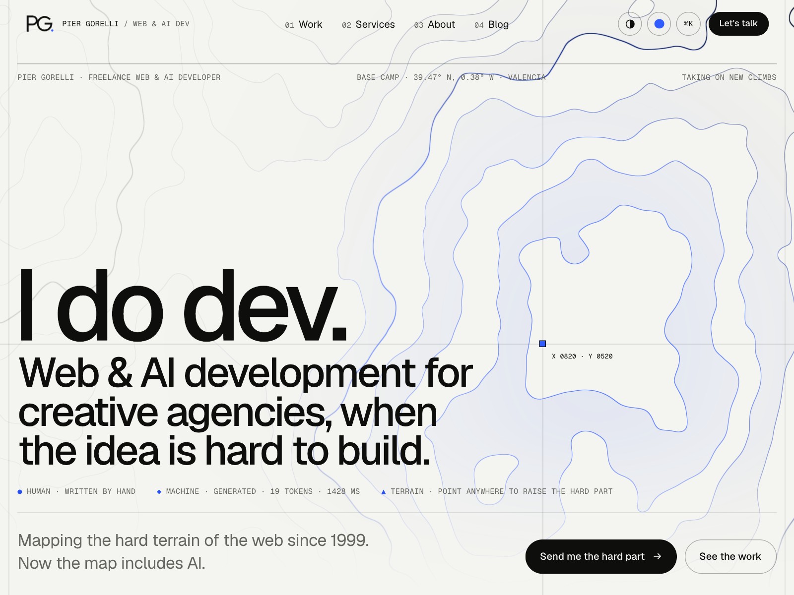 Hero compile and WebGL contours