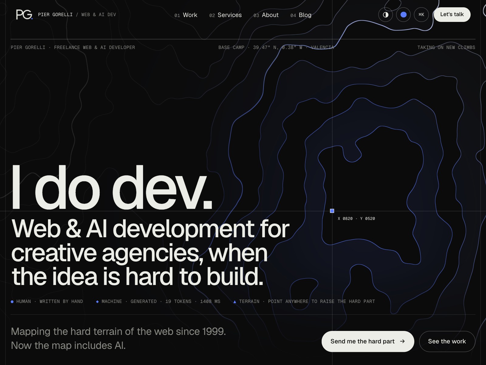 Hero compile and WebGL contours