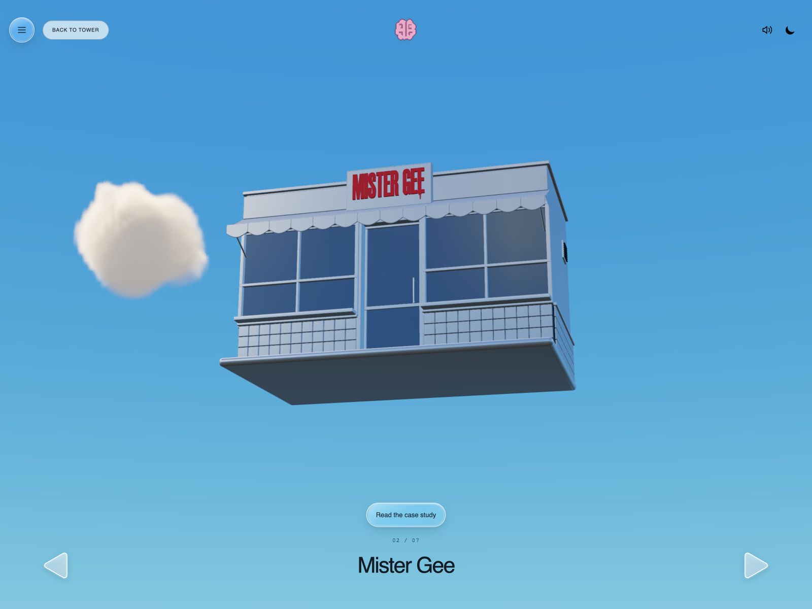 A body of work made into a city in the sky