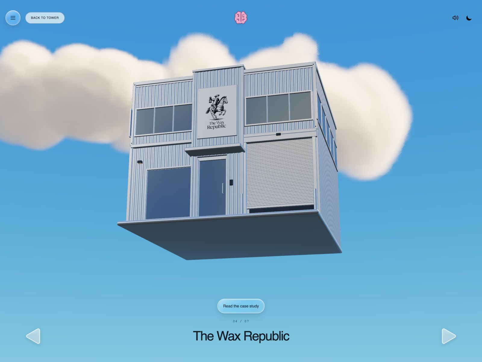 A body of work made into a city in the sky