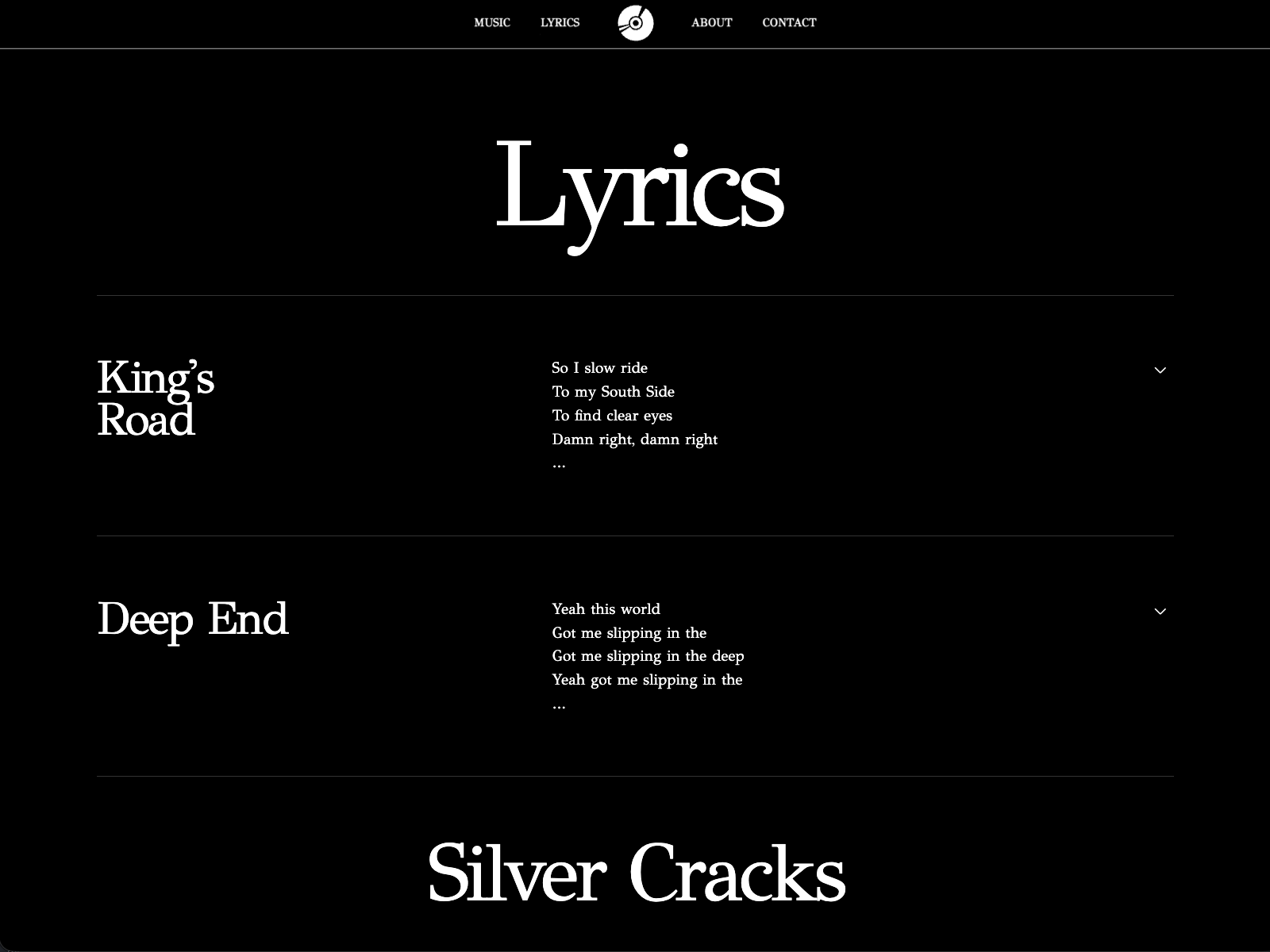 Lyrics Section