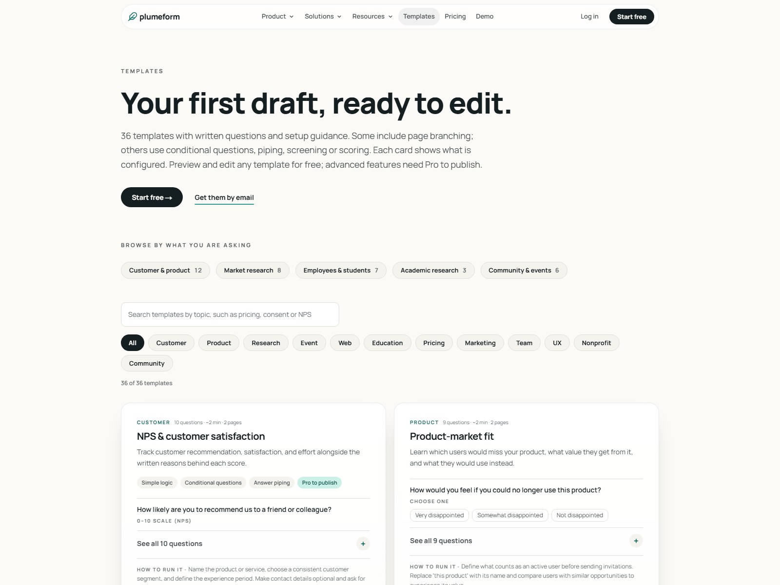 Your first draft, ready to edit