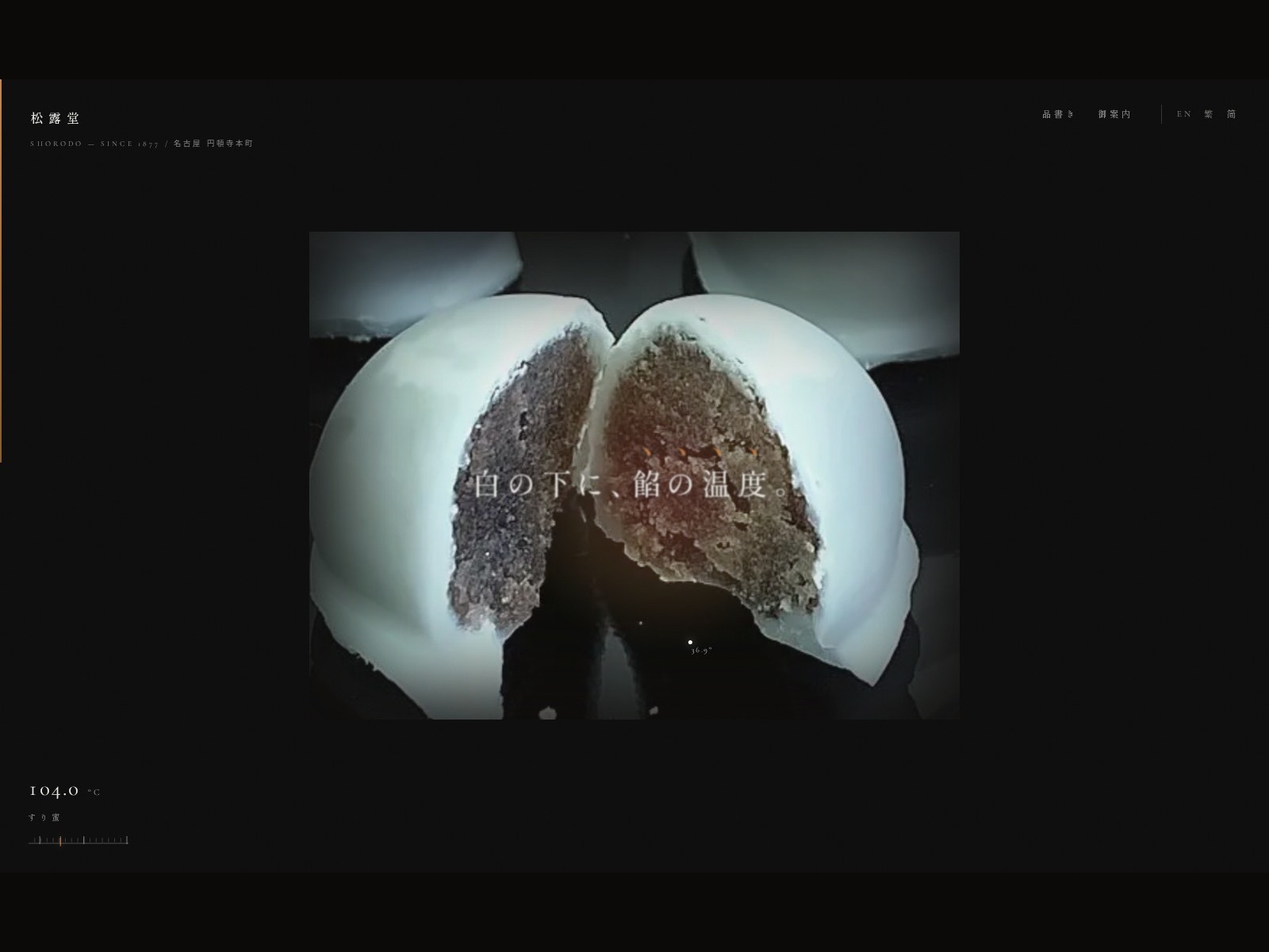 Split — The sweet breaks open as you scroll