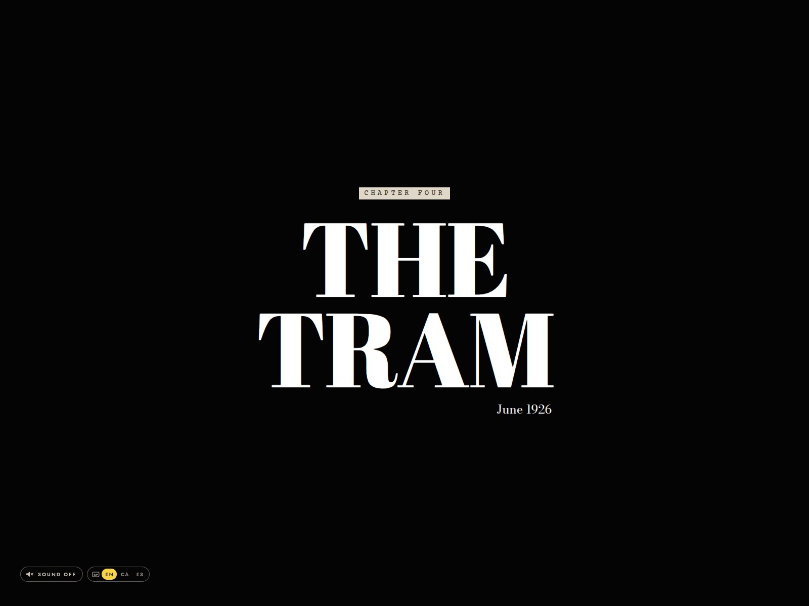 Chapter title cards
