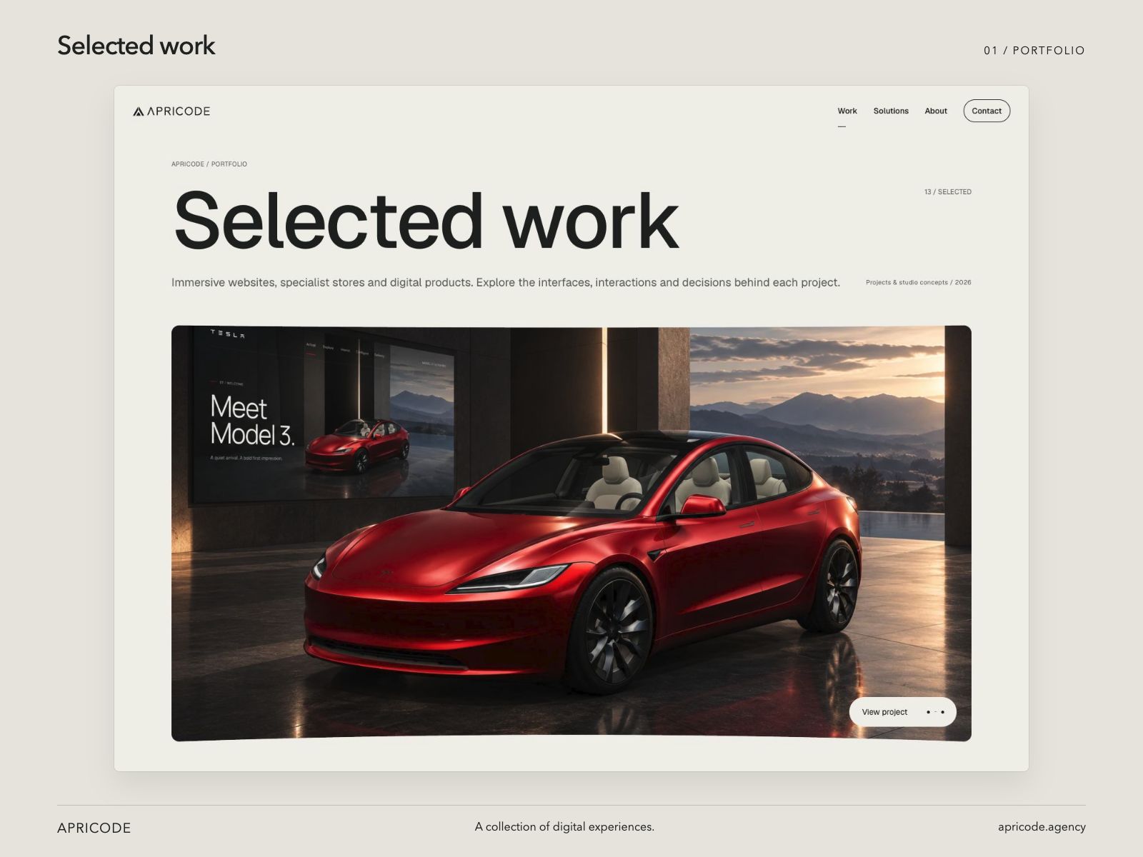 Selected work