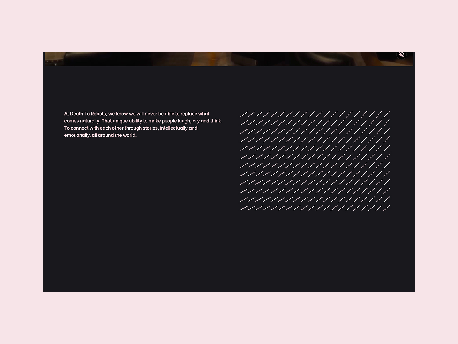 Hero image and interactive grid