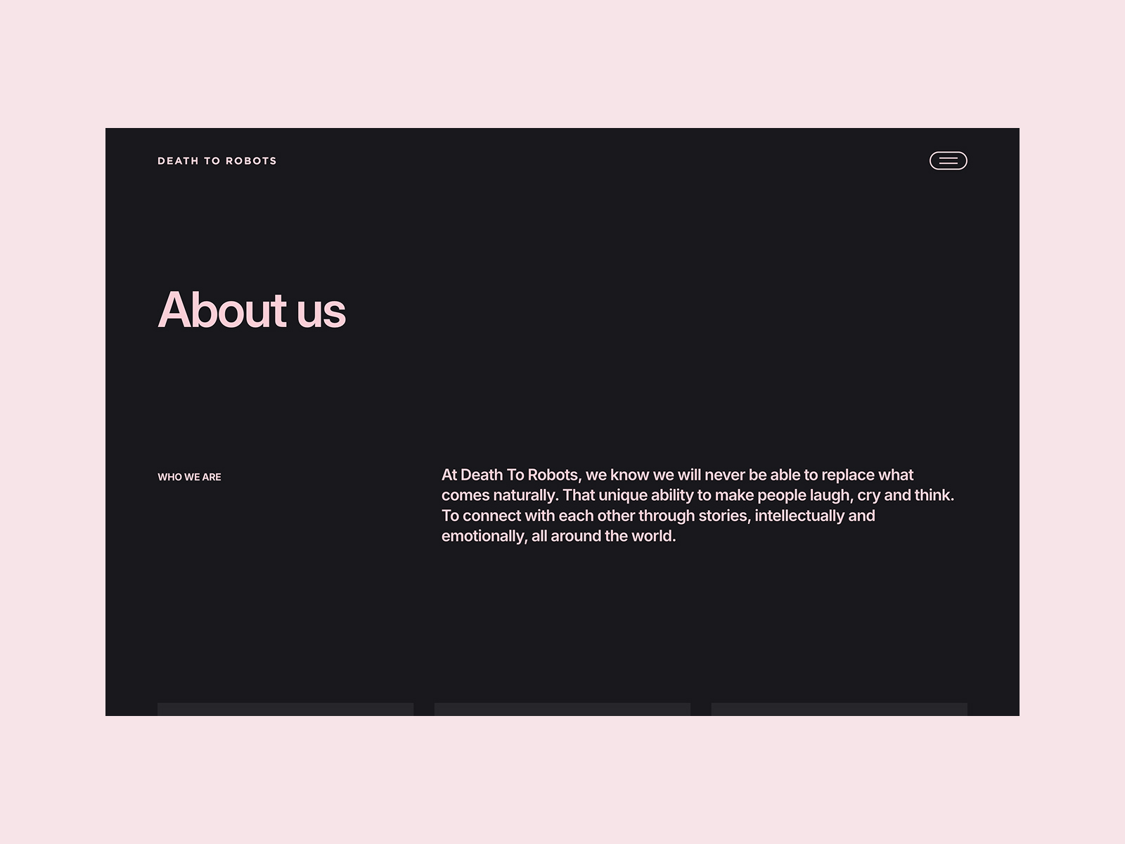 About us page