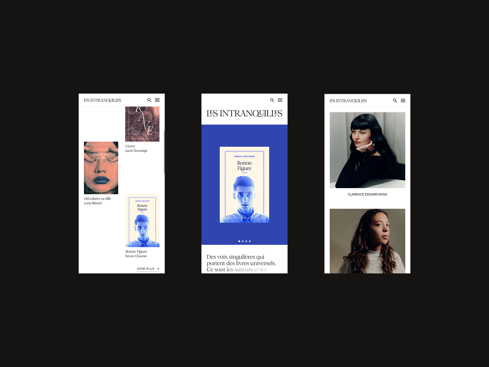 Mobile screens