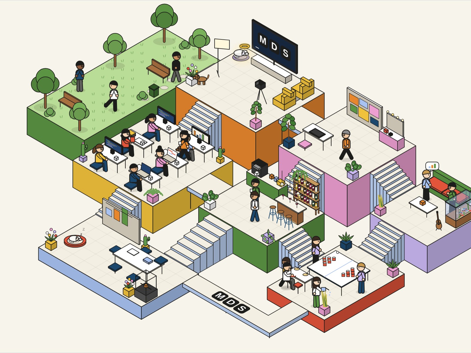 Isometric 3D Office