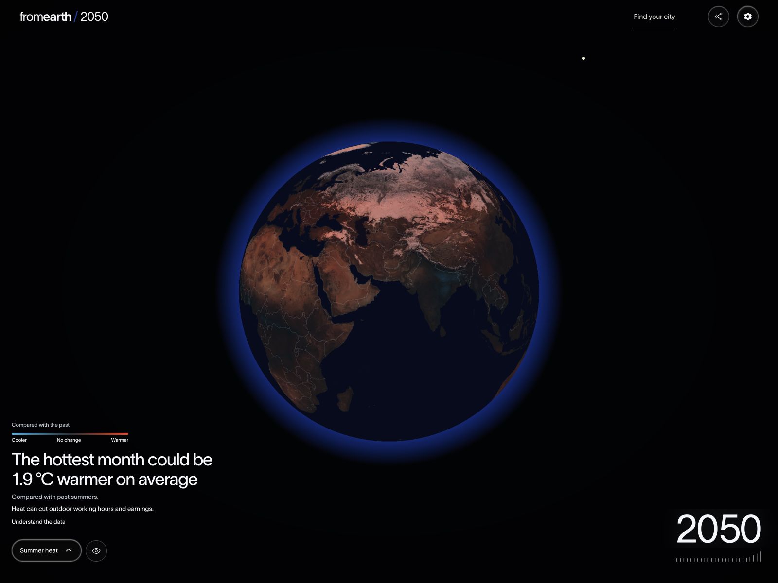 Climate projections, made personal