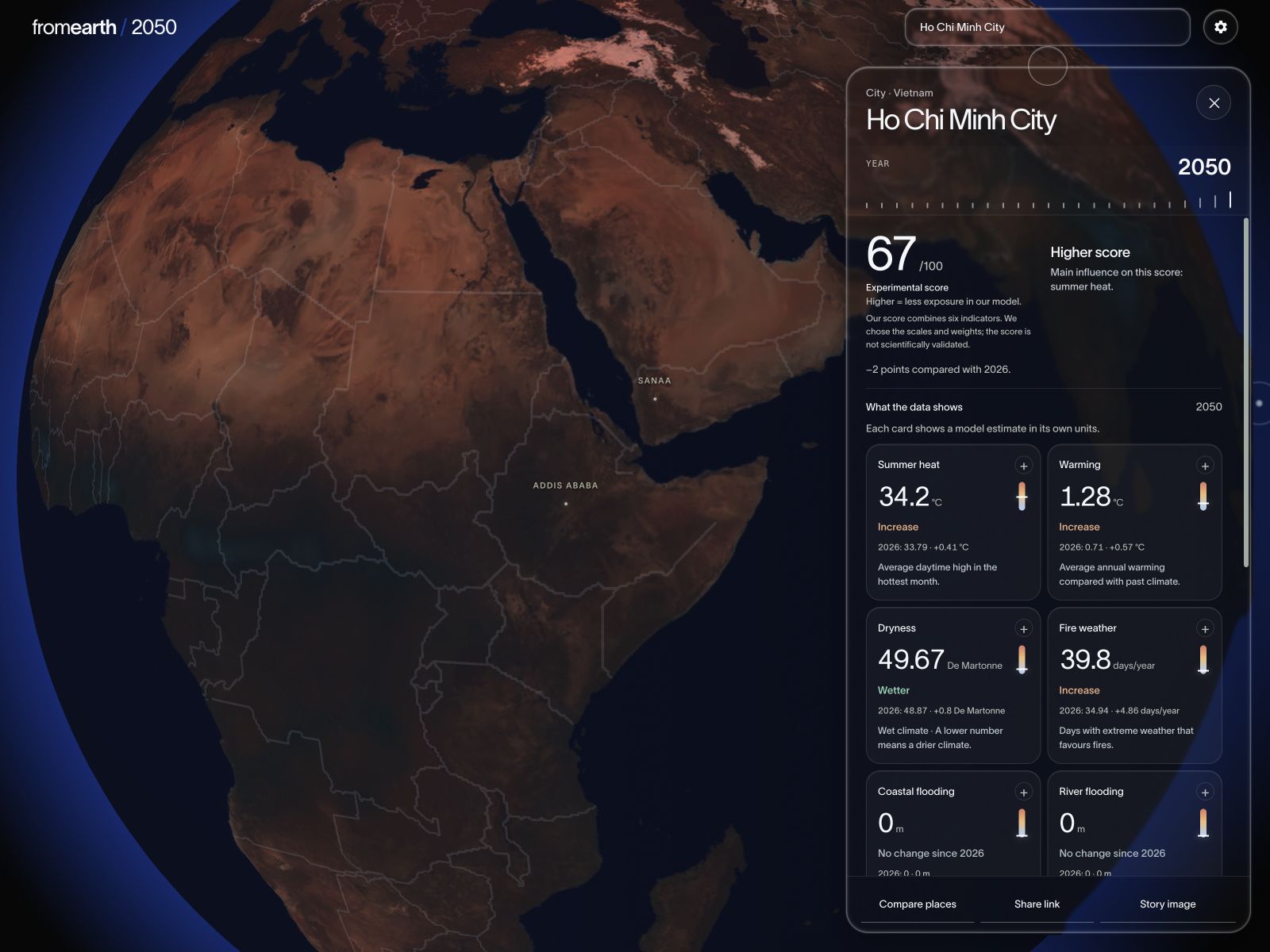 Climate projections, made personal