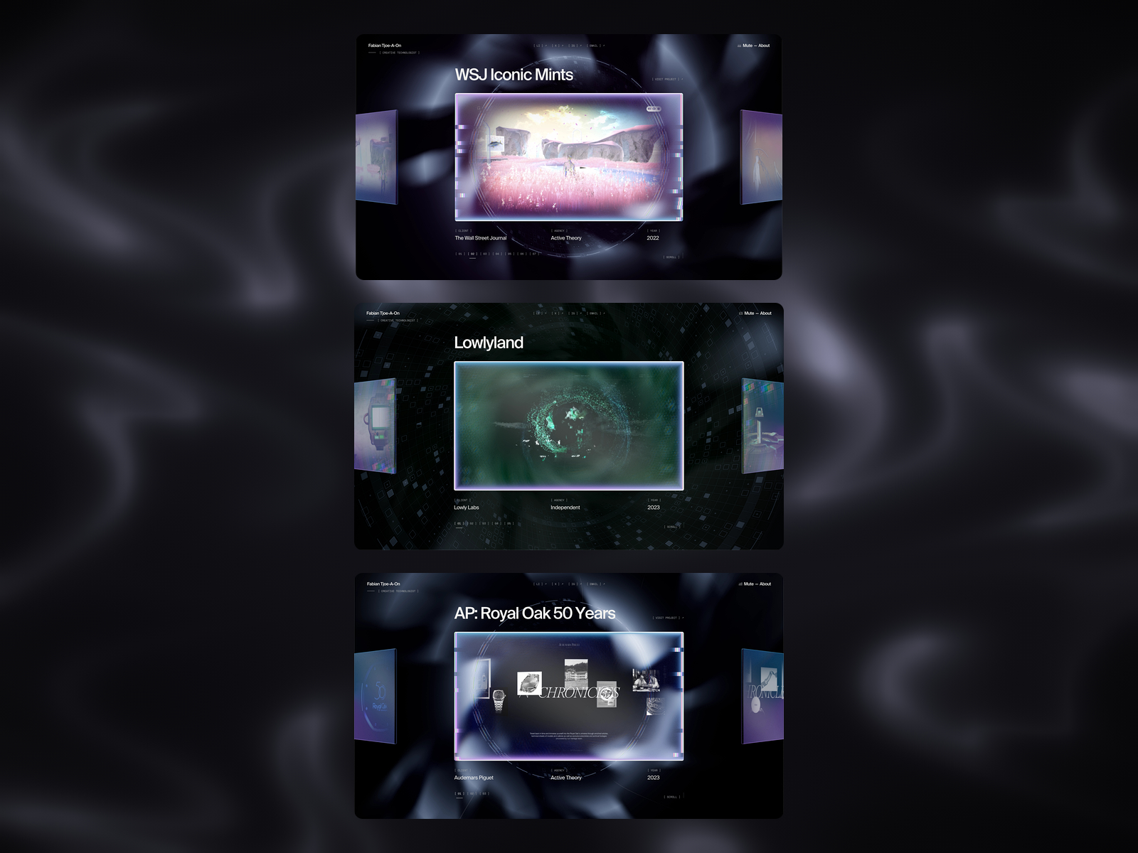 Portfolio project page
