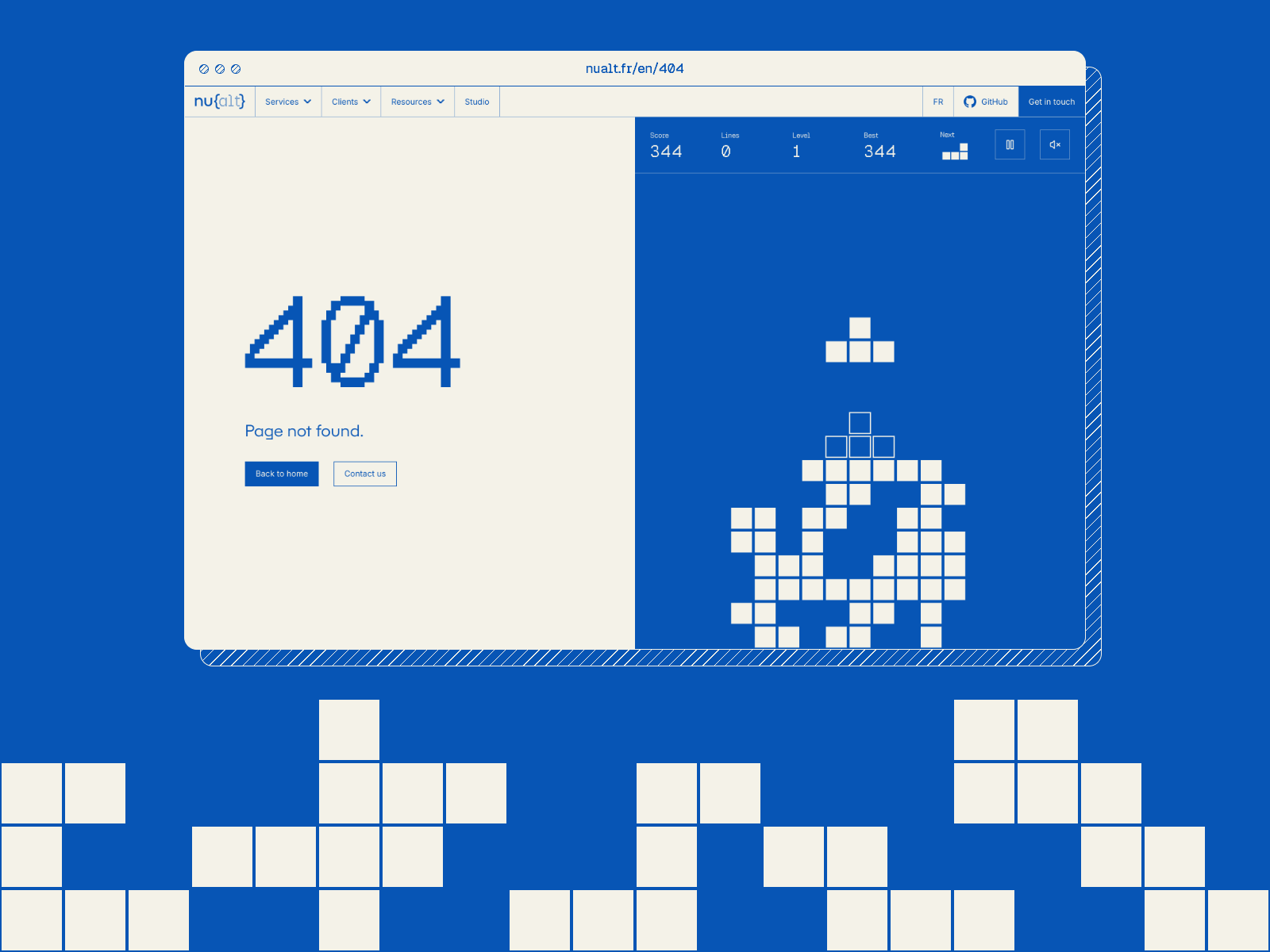404 page