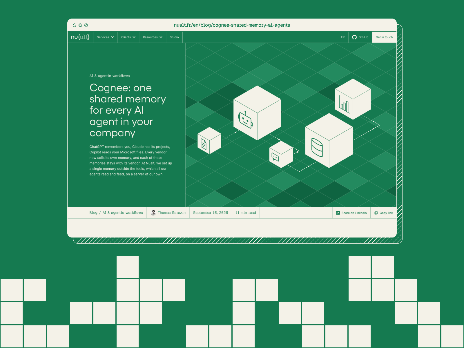 Blog and Article Pages