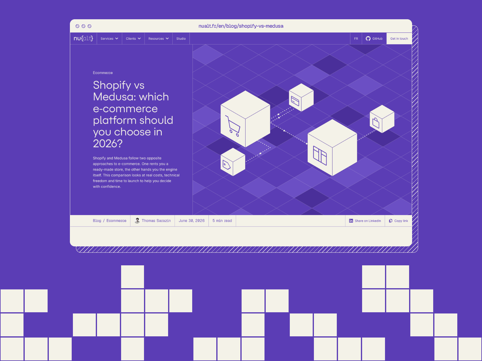 Blog and Article Pages
