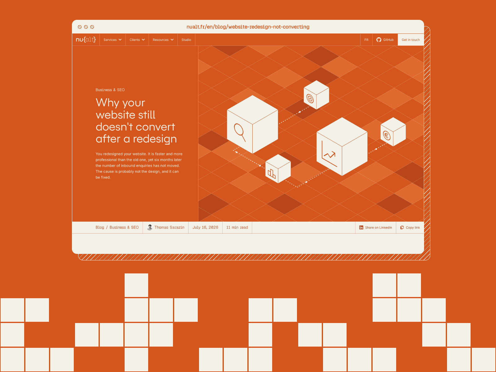Blog and Article Pages