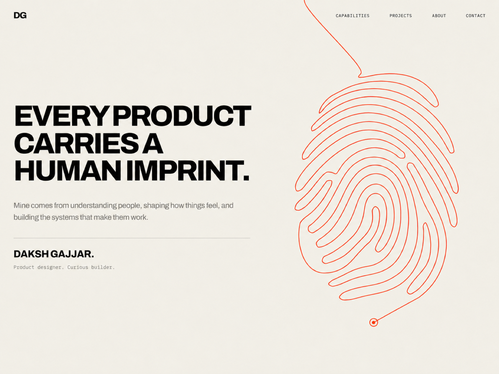 Every Product Carries a Human Imprint