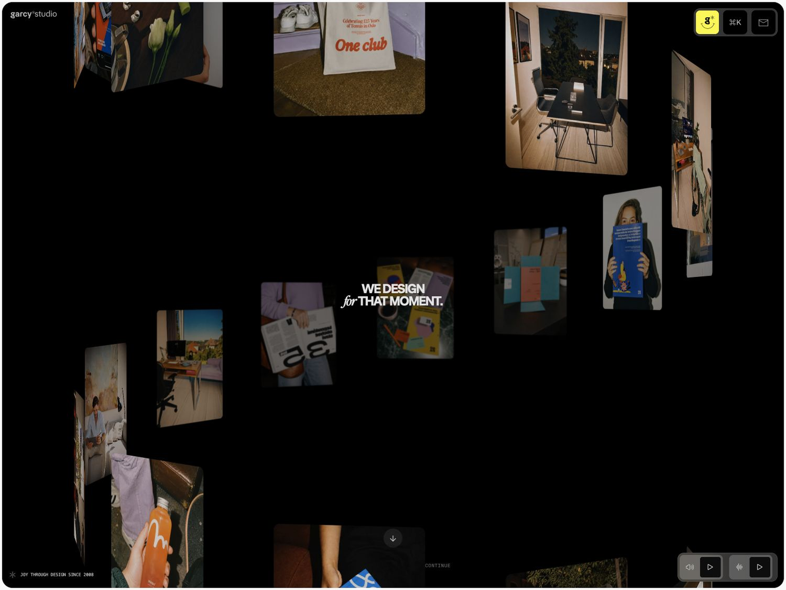 A tornado of design moments
