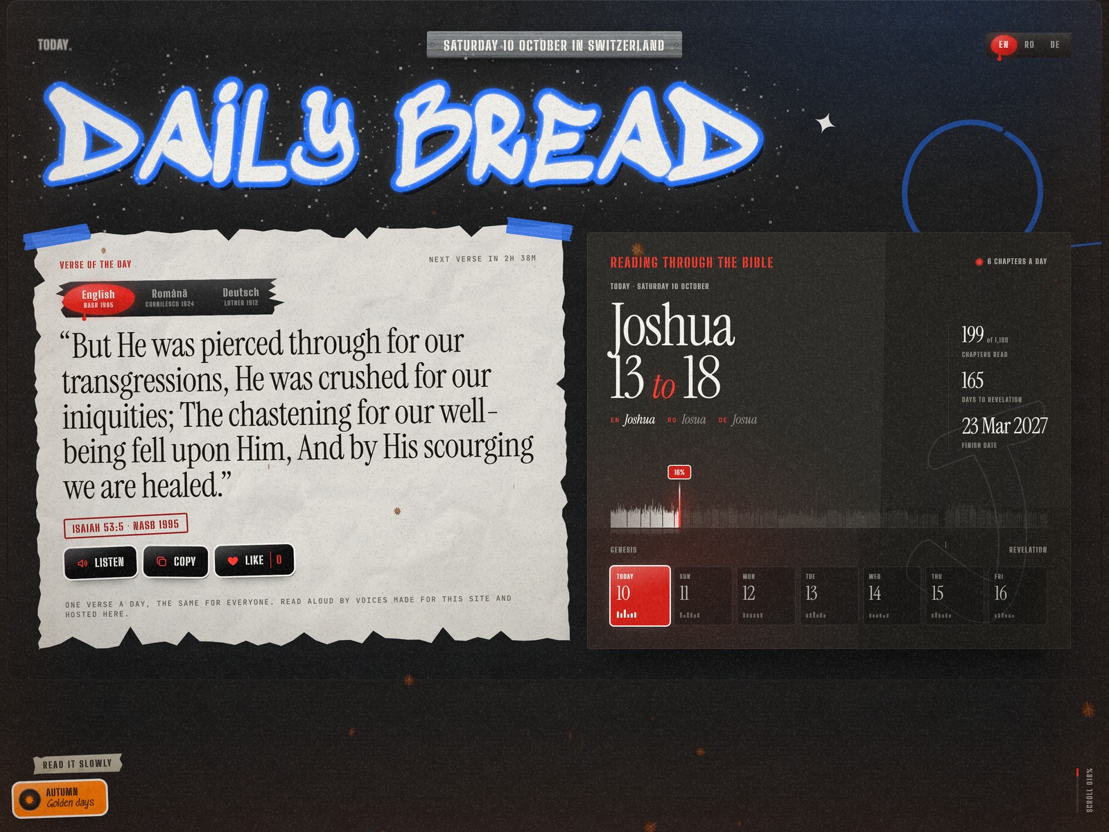 Verse of the Day / Street
