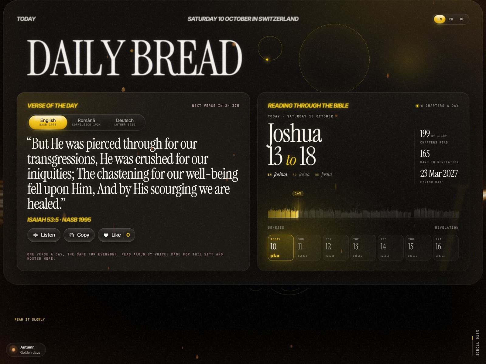 Verse of the Day / Street