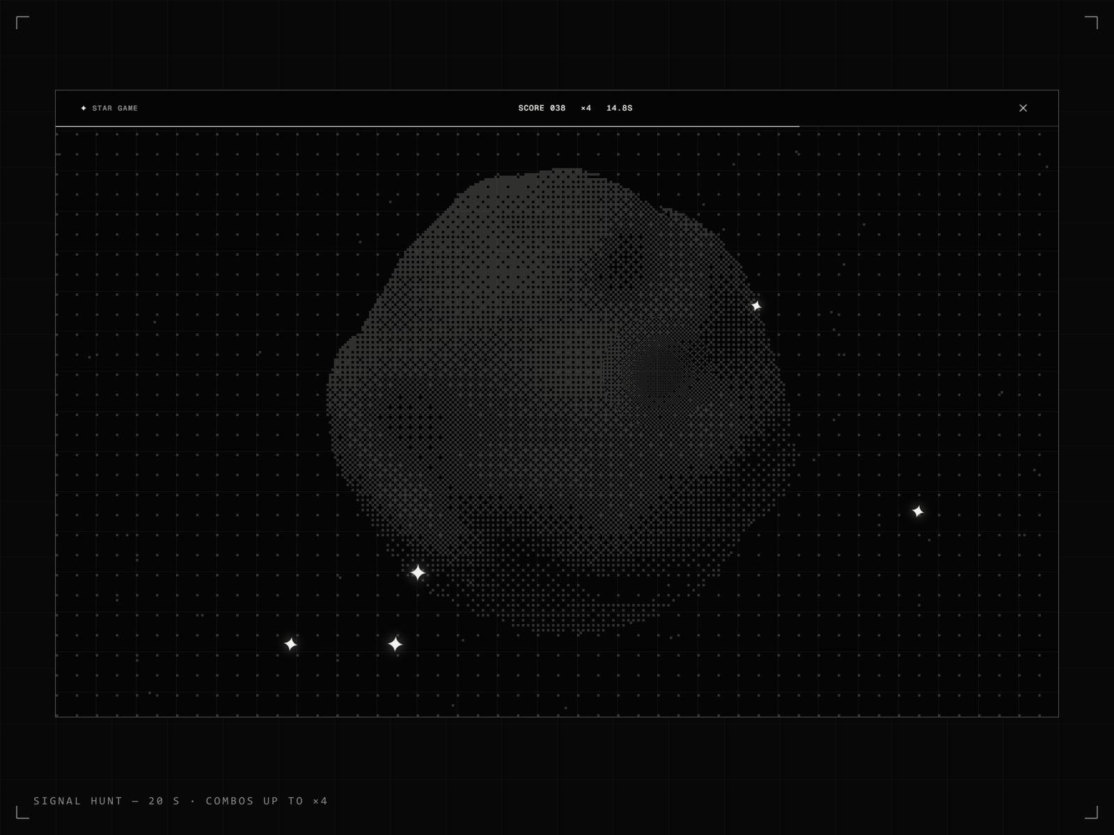 Hidden mini-game — Signal Hunt (3 stars unlock it)