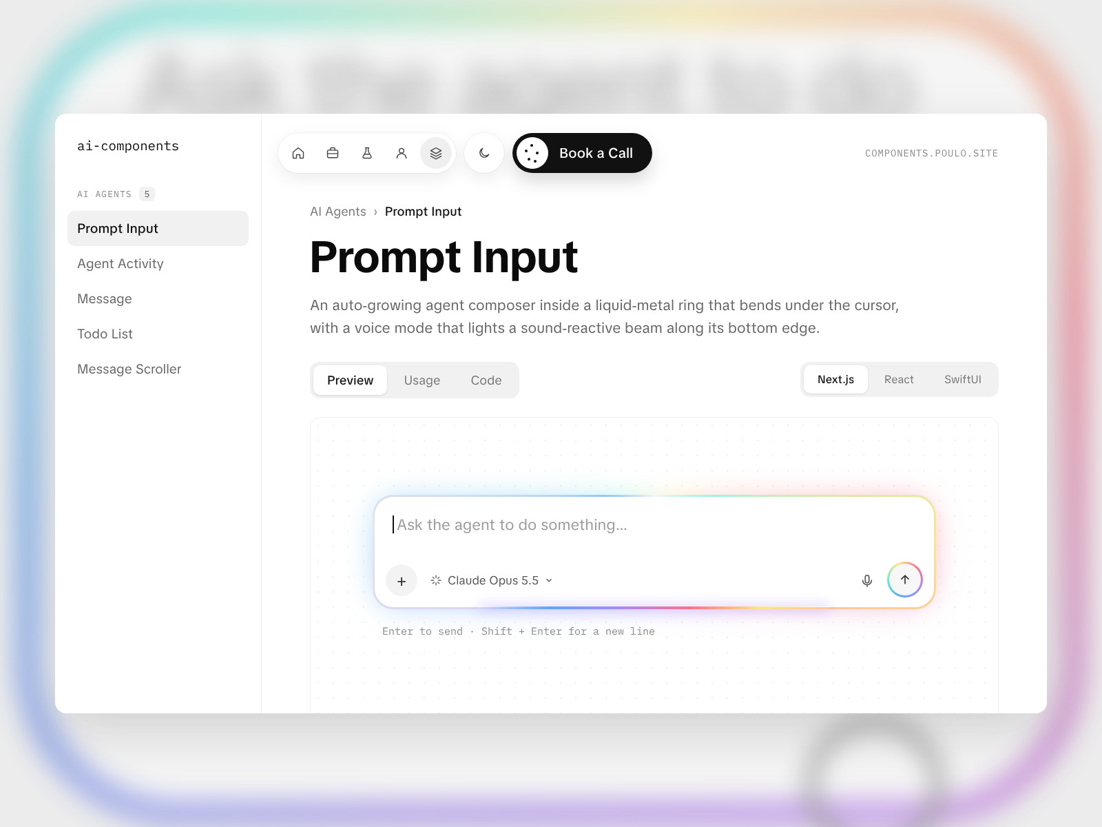 An animated UI component with ready to use npm package