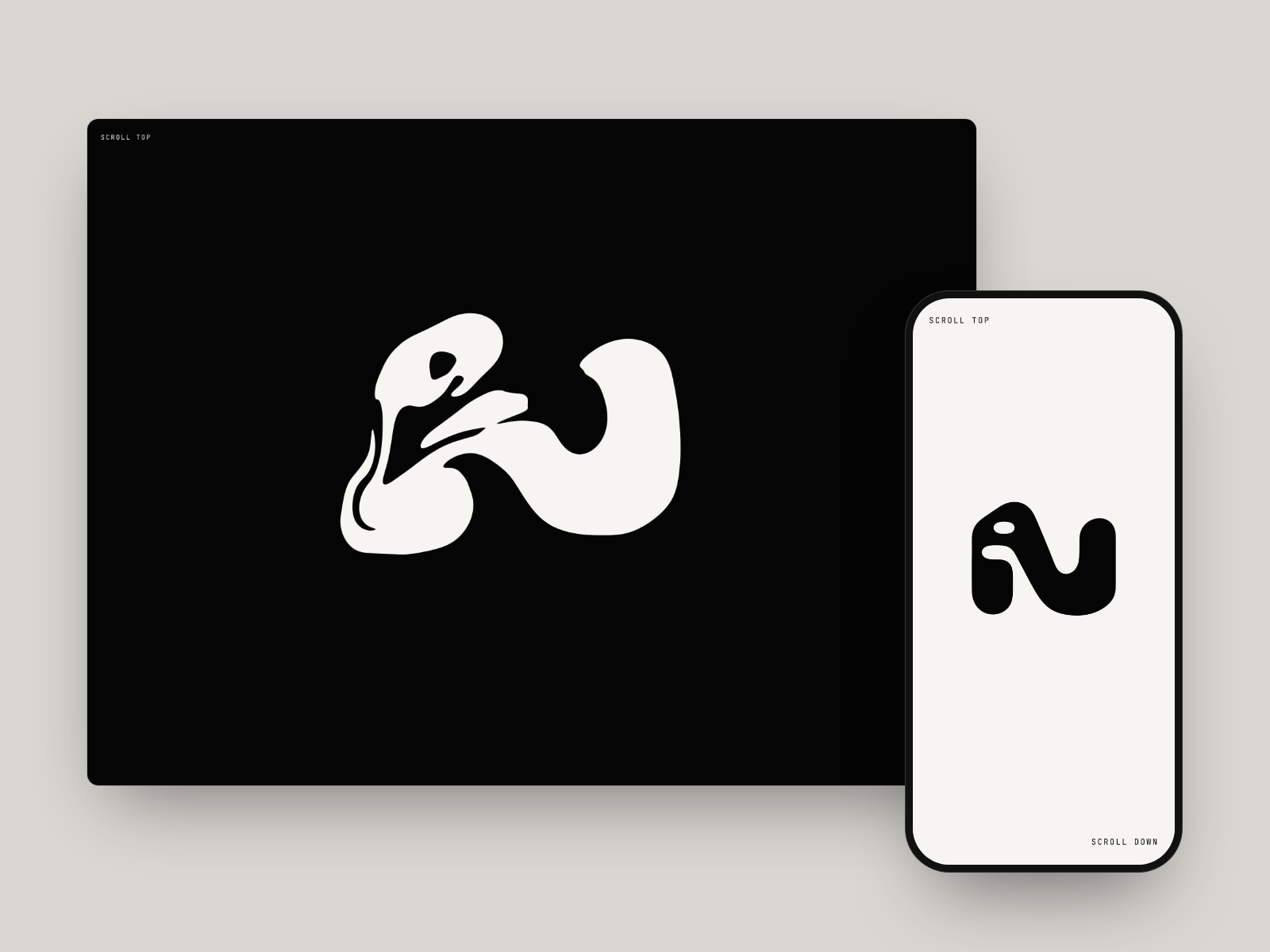 Liquid ink logo intro