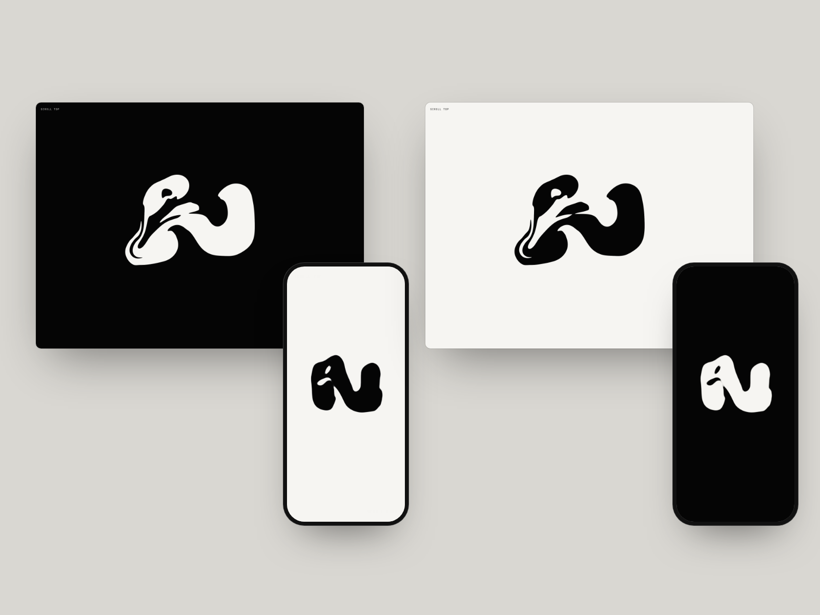 Liquid ink logo intro