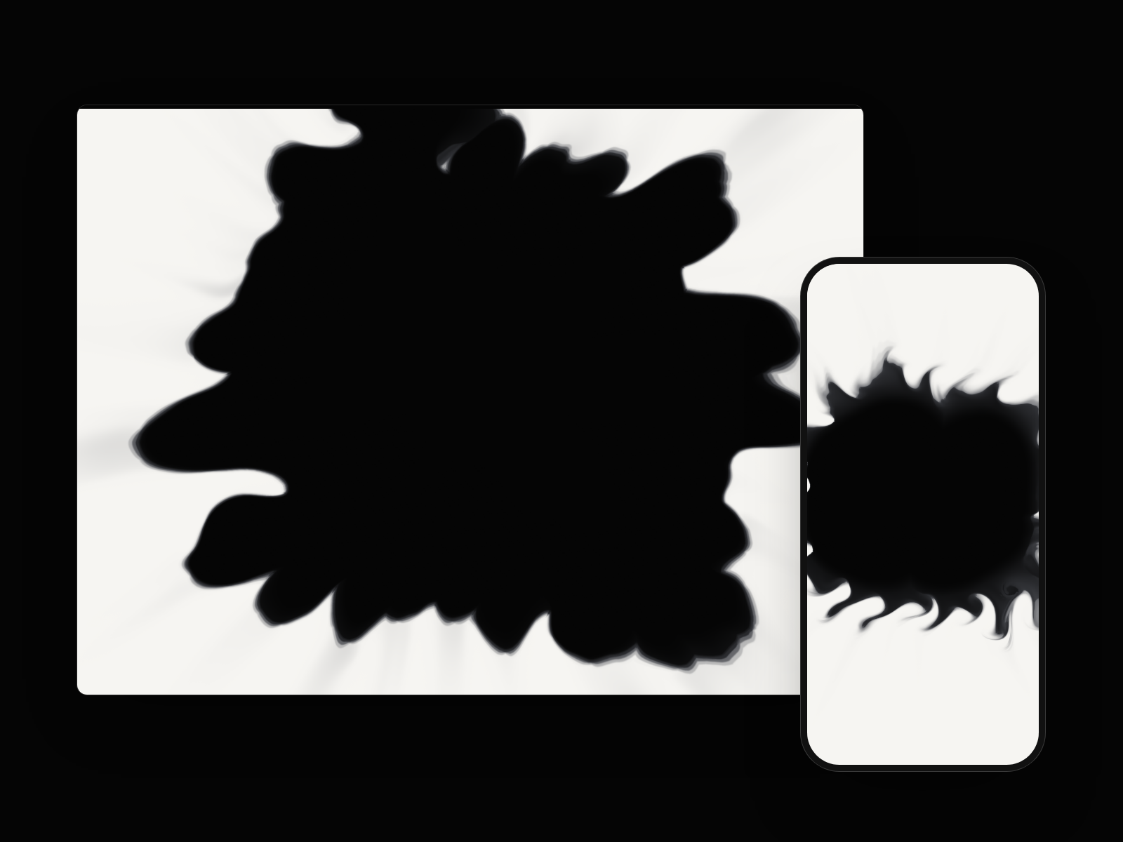 Liquid ink logo intro
