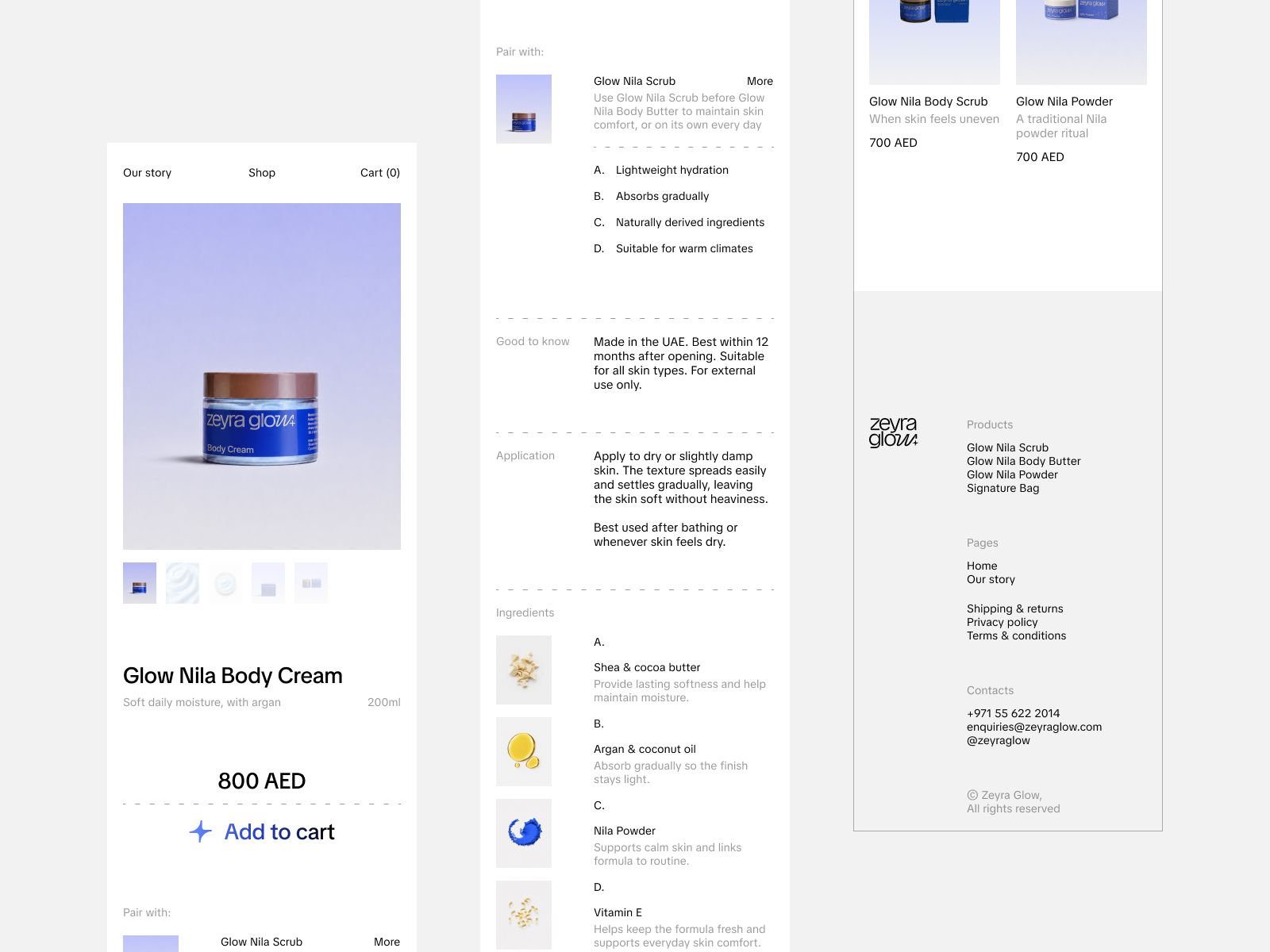 Product page