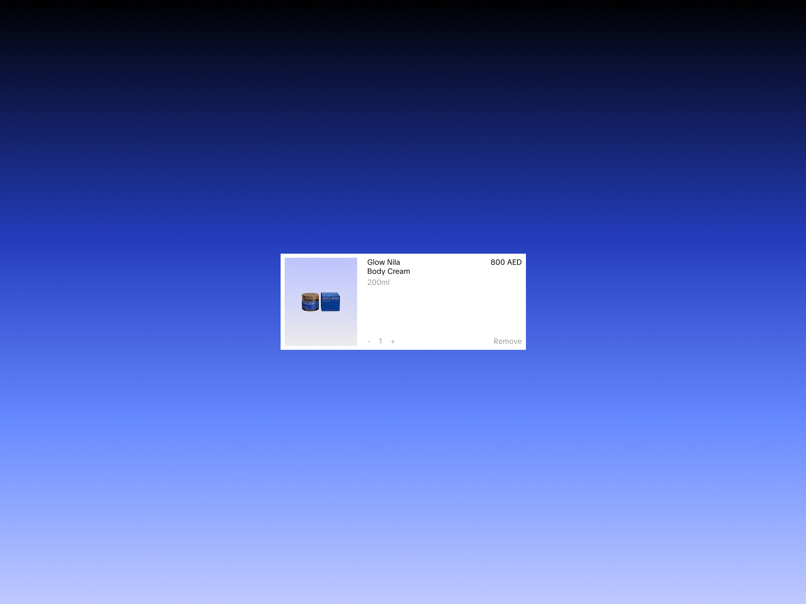 Product card