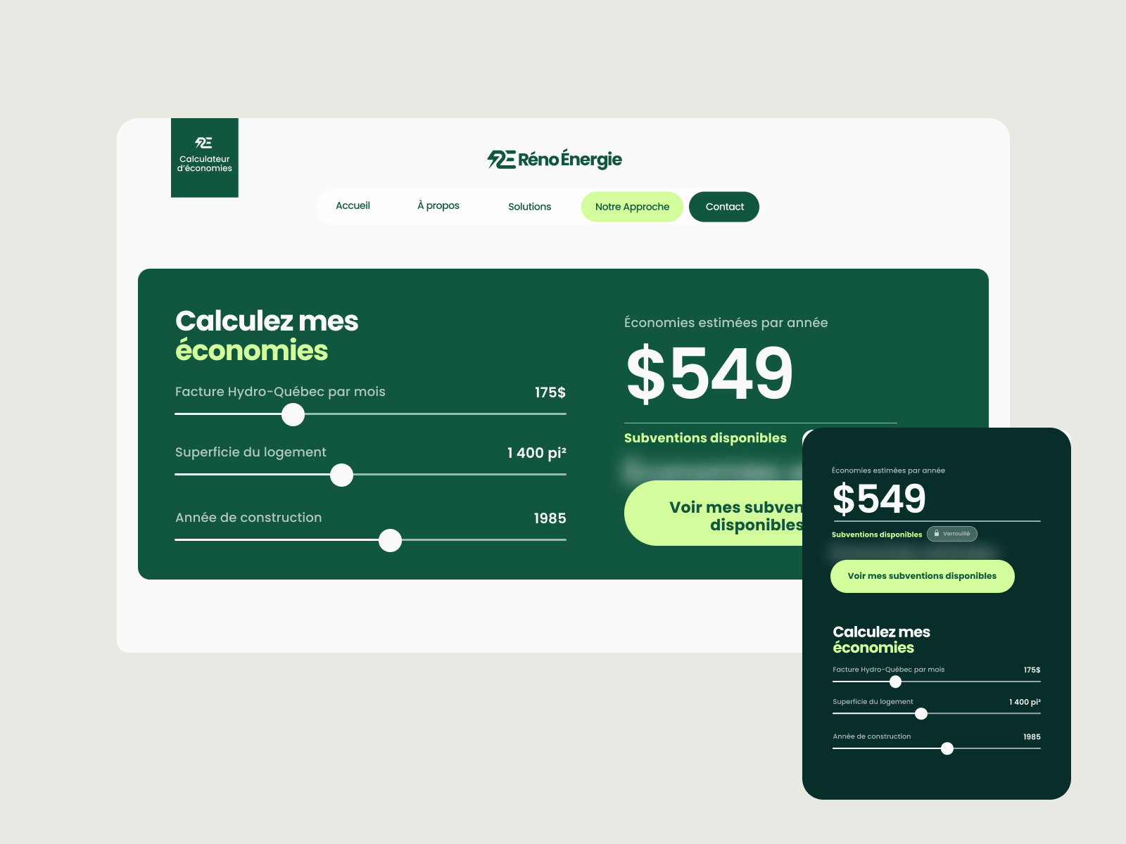 Calculate your savings