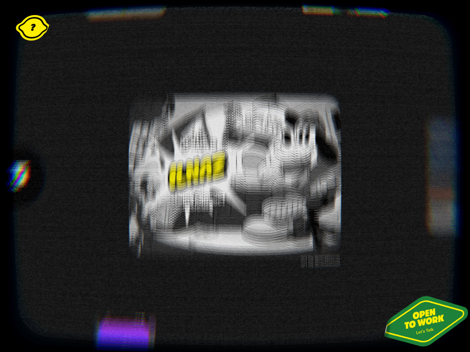 CRT screen effect: knock the TV