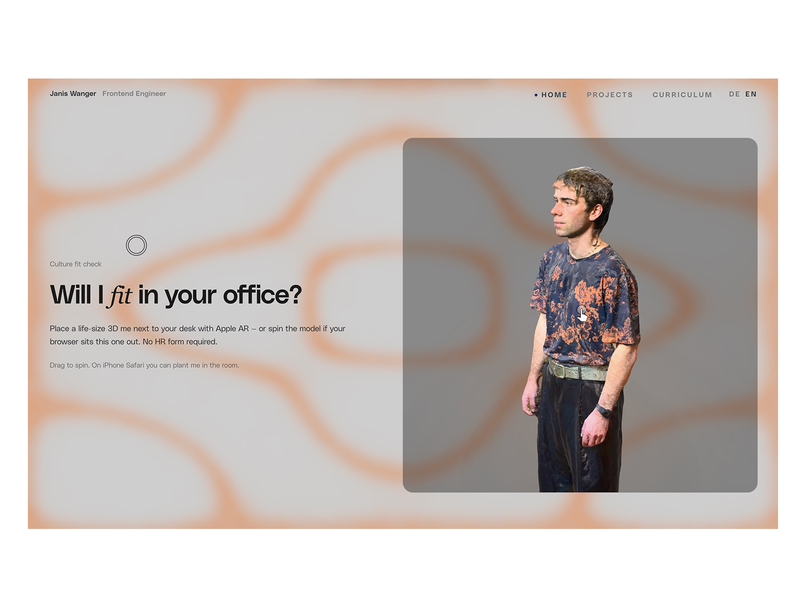 3D Object of myself to |  AR