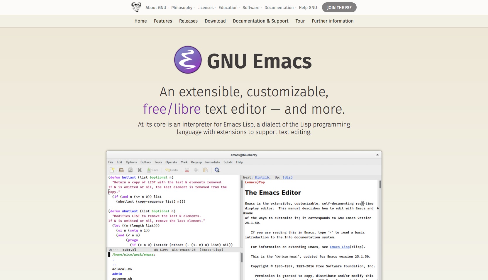 GNU Emacs - GNU Project