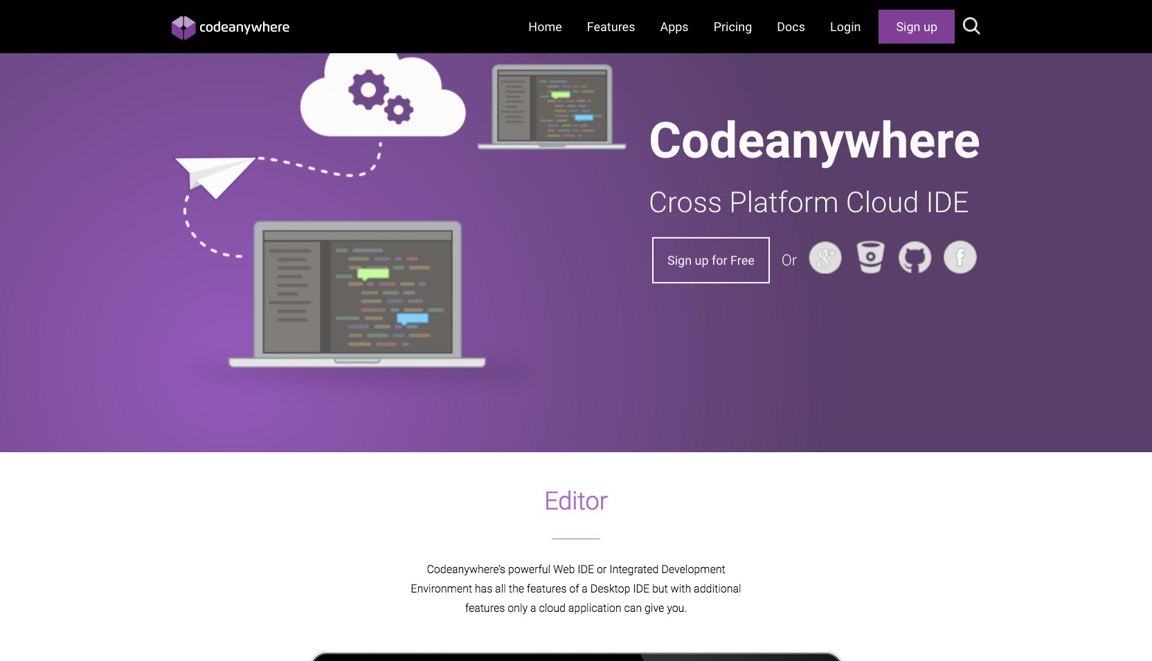 Codeanywhere · Cross Platform Cloud IDE