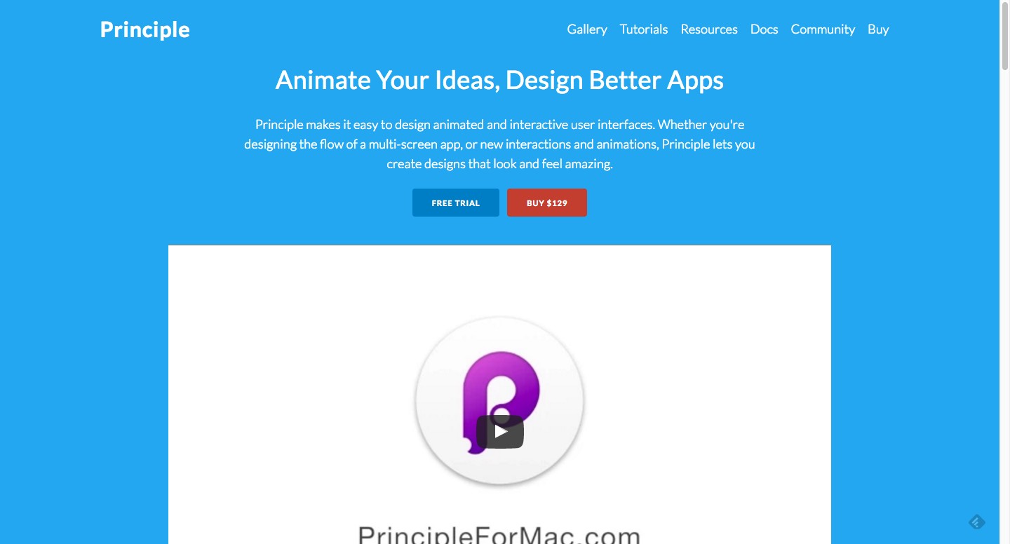 Principle - Animated Design