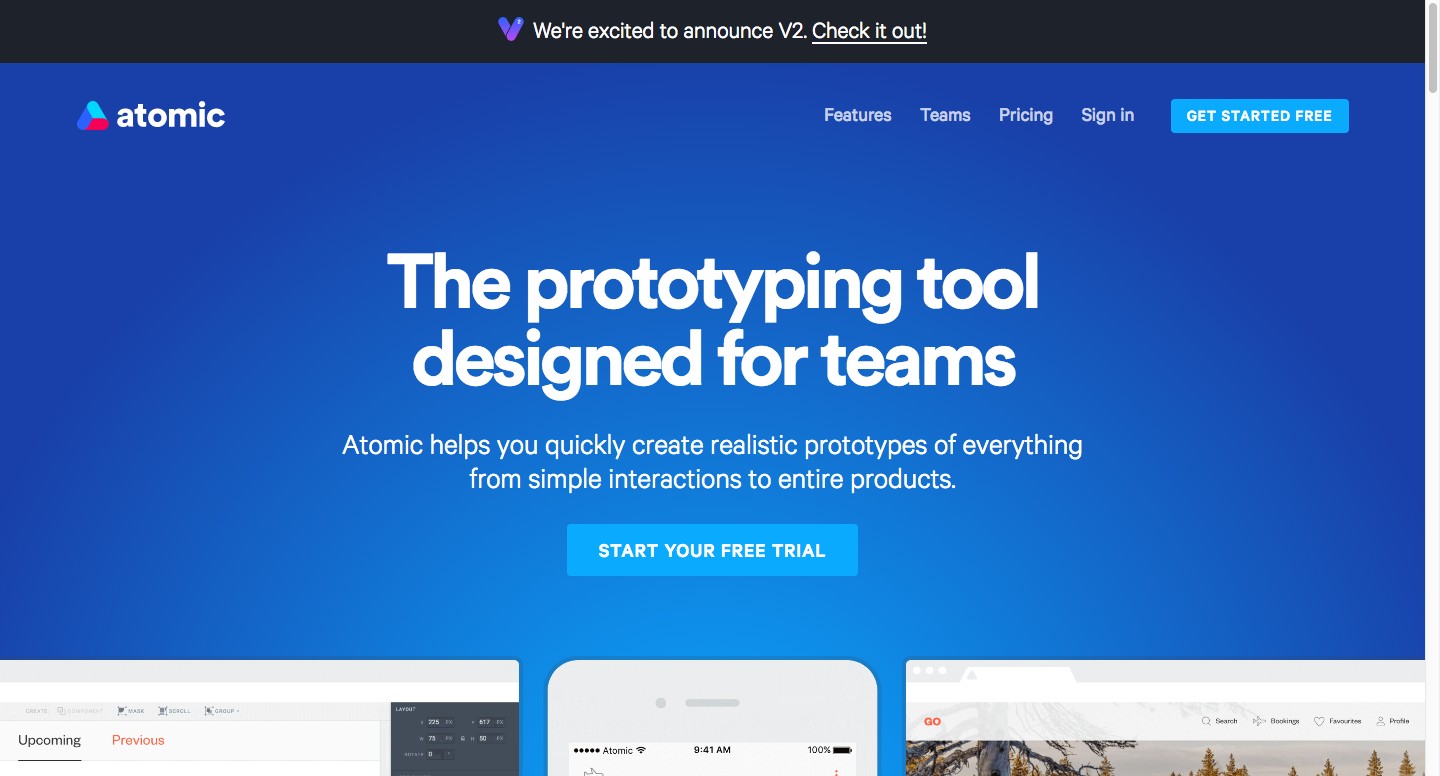 Advanced Web & Mobile Prototyping Tool for Product, UX and UI Design | Atomic