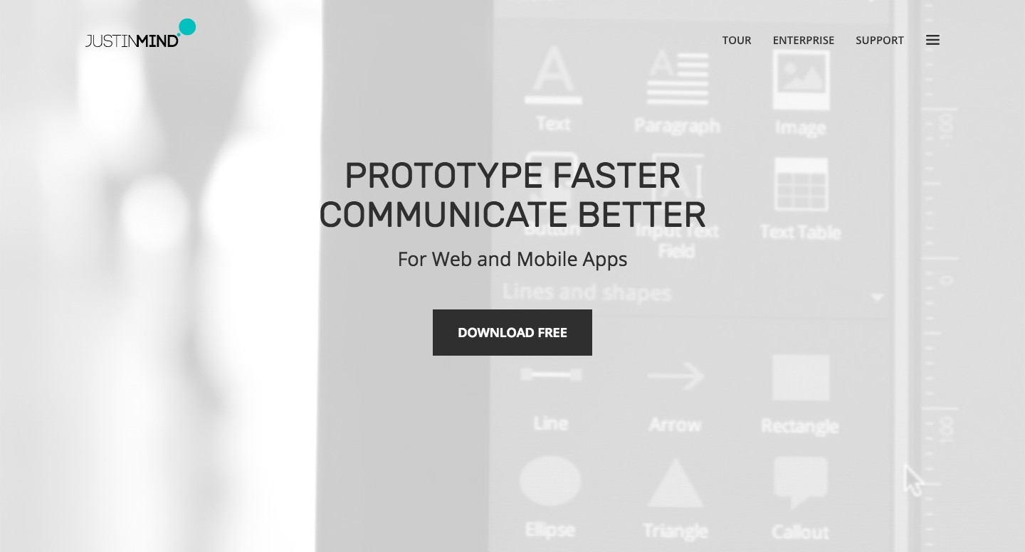 Prototyping platform for web and mobile apps - Justinmind