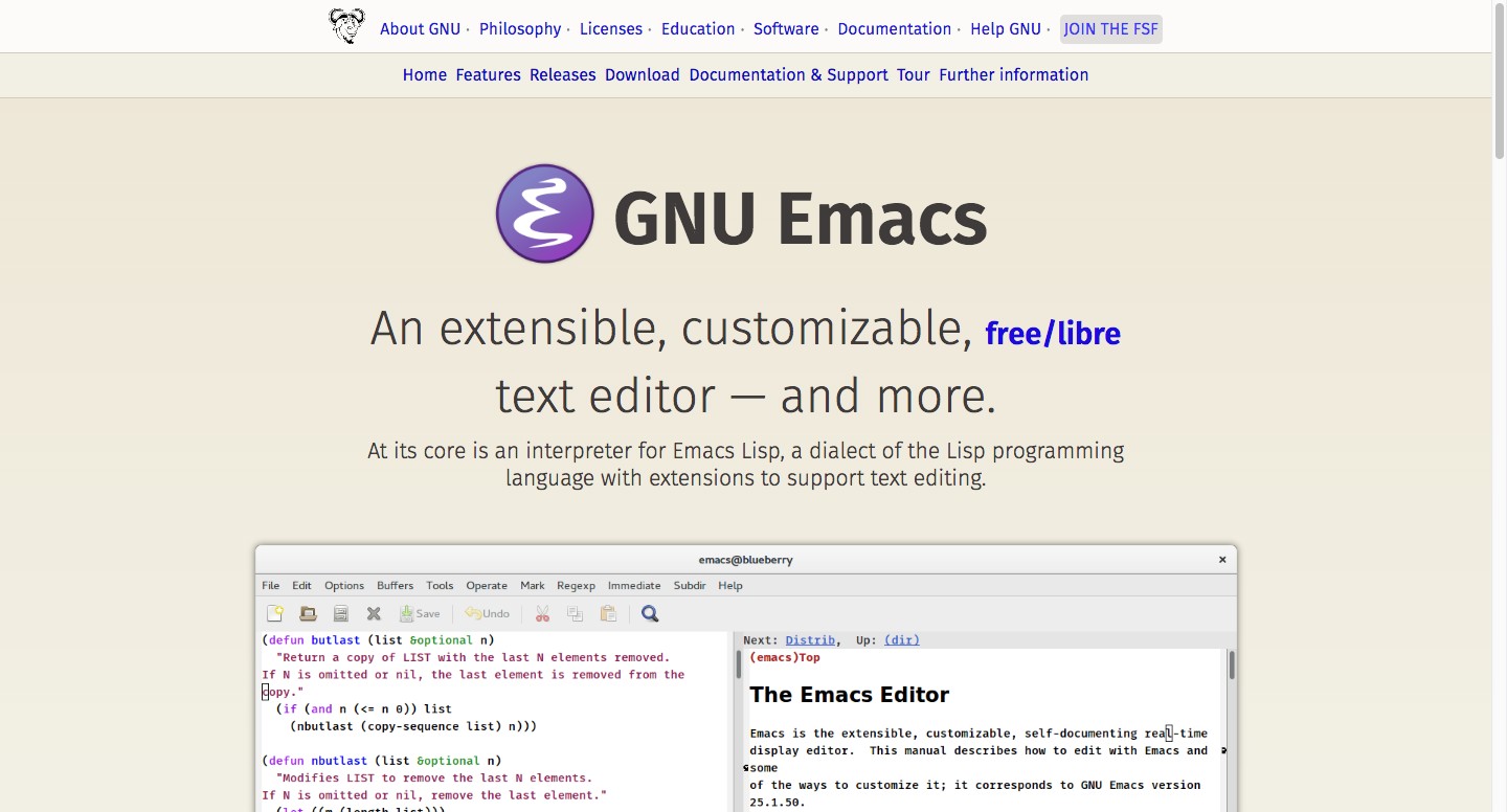 GNU Emacs - GNU Project