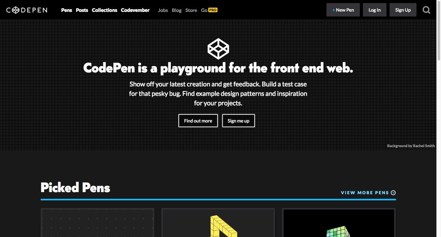 CodePen - Front End Developer Playground & Code Editor in the Browser