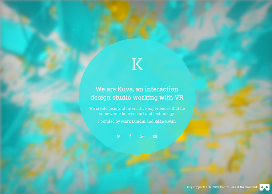 Kuva an interaction design studio working with VR