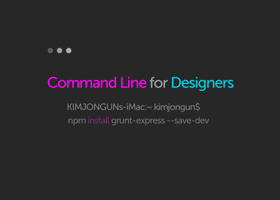 The Command Line for Web Design