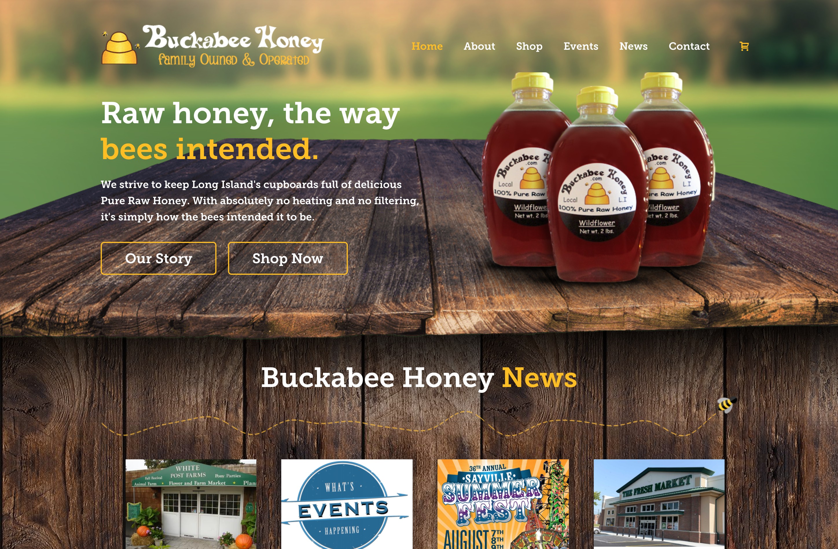 Buckabee Honey (Local Long Island Honey)