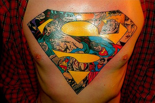 (9) superman | Geek Tattoos | Pinterest